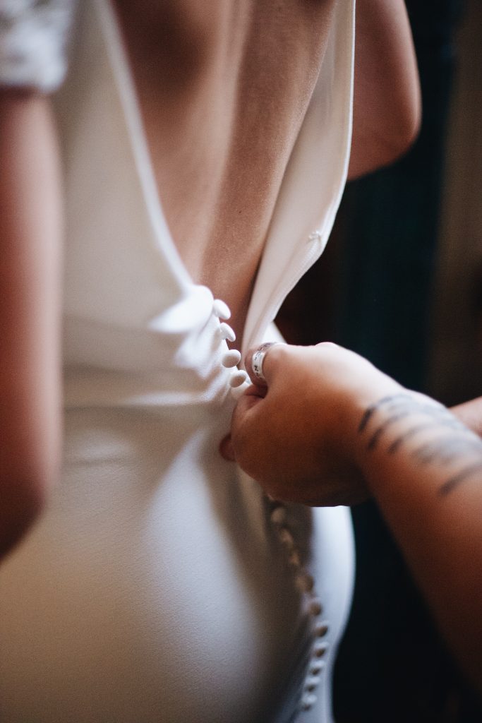 Dos nu robe de mariée