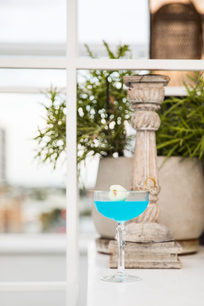 Cocktail pour le vin d'honneur Diamant Bleu